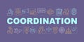 Coordination word concepts banner