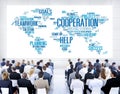 Coorperation Business Coworker Planning Teamwork Concept Royalty Free Stock Photo