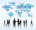 Coorperation Business Coworker Planning Teamwork Concept Royalty Free Stock Photo