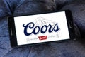 Coors Banquet beer logo Royalty Free Stock Photo