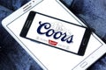 Coors Banquet beer logo Royalty Free Stock Photo