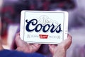 Coors banquet beer logo Royalty Free Stock Photo