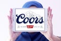 Coors banquet beer logo Royalty Free Stock Photo