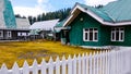 This cootage is Gulmarg in Kashmir. One of the beautiful place and this picture was clicked before the heavy rainfall in afternoon Royalty Free Stock Photo