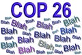 COP 26, Blah blah blah