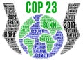 COP 23 in Bonn, Germany Royalty Free Stock Photo