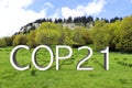 Cop21 in Paris Royalty Free Stock Photo