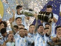 Copa America soccer brazil Royalty Free Stock Photo