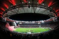 FLAMENGO-ATHLÃâ°TICO-PR - MaracanÃÂ£ Stadium, during a match, valid for the quarterfinals of the Brazi Royalty Free Stock Photo