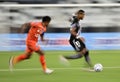 Copa Sudamericana soccer match between Botafogo and Cesar Vallejo Royalty Free Stock Photo