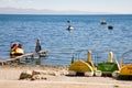 Copacabana beach, Bolivia Royalty Free Stock Photo