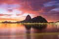 Copacabana Beach and Ipanema beach in Rio de Janeiro, Brazil Royalty Free Stock Photo