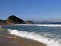 Copacobana Beach in Rio de Janeiro Royalty Free Stock Photo