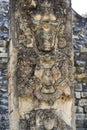 Copan, Honduras, Central America: stela of maya ruler in Copan. Royalty Free Stock Photo