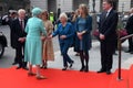 Danish Royal familiy arrives at Christiansborg Copenhagen