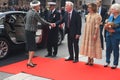 Danish Royal familiy arrives at Christiansborg Copenhagen