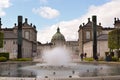 Copenhagem palace in spring with fountain