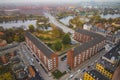 Copenhagen Amager skyline city view at the autumn