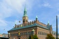 Copenhagen city hall exterior on a sunny day Royalty Free Stock Photo