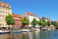 Copenhagen. Beautiful quay in Christianshavn Royalty Free Stock Photo