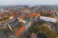 Copenhagen Christianshavn center skyline city view at the autumn