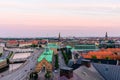 Copenhagen City Skyline Royalty Free Stock Photo