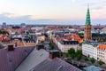 Copenhagen City Skyline Royalty Free Stock Photo