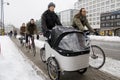 Copenhagen Cycle Commuters Endure Snow KÃÂ¸benhavn