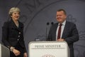 Theresa May Visits Danish Prime Minister in Copepenhagen