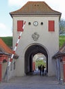 Inner southern gate of Kastellet fort Royalty Free Stock Photo