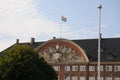 Denmarks finance ministry host rainbwo flag on building