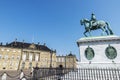 Amalienborg Palace Square in Copenhagen, Denmark