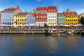 Copenhagen. The Nyhavn channel. Royalty Free Stock Photo