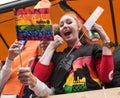 Copenhagen, Denmark - 17 August, 2019: participant of Copenhagen Pride Ã¢â¬â one of the largest annual human rights festival