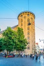 COPENHAGEN, DENMARK, AUGUST 21, 2016: Rundetaarn tower - former observatory - in central Copenhagen