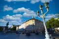 Copenhagen, Denmark-August 1, 2019: Scenic Copenhagen historic old city streets and river canals