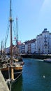 #copenhagen #denmark #boat #canal Royalty Free Stock Photo