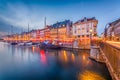 Copenhagen, Denmark Canal Skyline Royalty Free Stock Photo