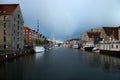 Copenhagen Denmark Canal Waterway Royalty Free Stock Photo