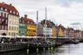 COPENHAGEN, DENMARK - CIRCA 2016 - Nyhavn is a 17th-century waterfront, canal and entertainment district in Copenhagen