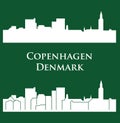 Copenhagen, Denmark ( Danmark ) city silhouette