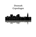 Copenhagen, Denmark ( Danmark ) city silhouette