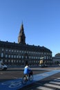 Christiansborg Palace AND DANISH PARLIAMENT Royalty Free Stock Photo