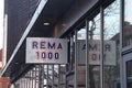Rema1000 grocery store in danish capital Copenhagen