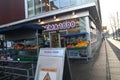 Rema1000 grocery store in danish capital Copenhagen