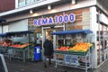 Rema1000 grocery store in danish capital Copenhagen