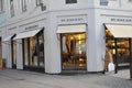 SHOPPER PAS BY BRITISH BURBERRY STORE IN COPENHAGEN