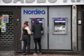 Nordea ban ATM in danish capital Copenhagen denmark