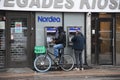 Nordea ban ATM in danish capital Copenhagen denmark