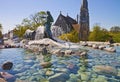 Copenhagen, Denmark - Gefion Fountain, the largest fountain of t